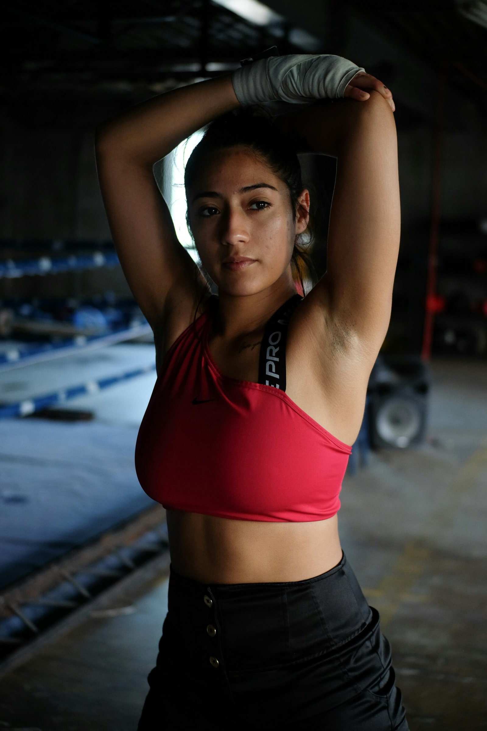 muscle girl gym model